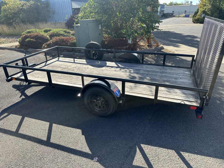 Eugene Trailer Rentals 6'4" x 14' Utility Trailer