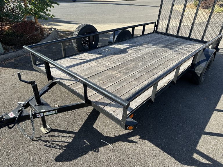 Eugene Trailer Rentals 6'4" x 14' Utility Trailer
